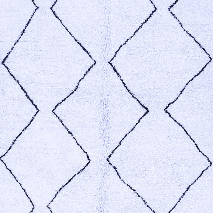 Machine Washable Solid Blue Modern Rug, wshabs3072blu
