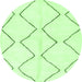 Round Solid Green Modern Rug, abs3072grn