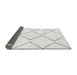 Sideview of Solid Gray Modern Rug, abs3072gry