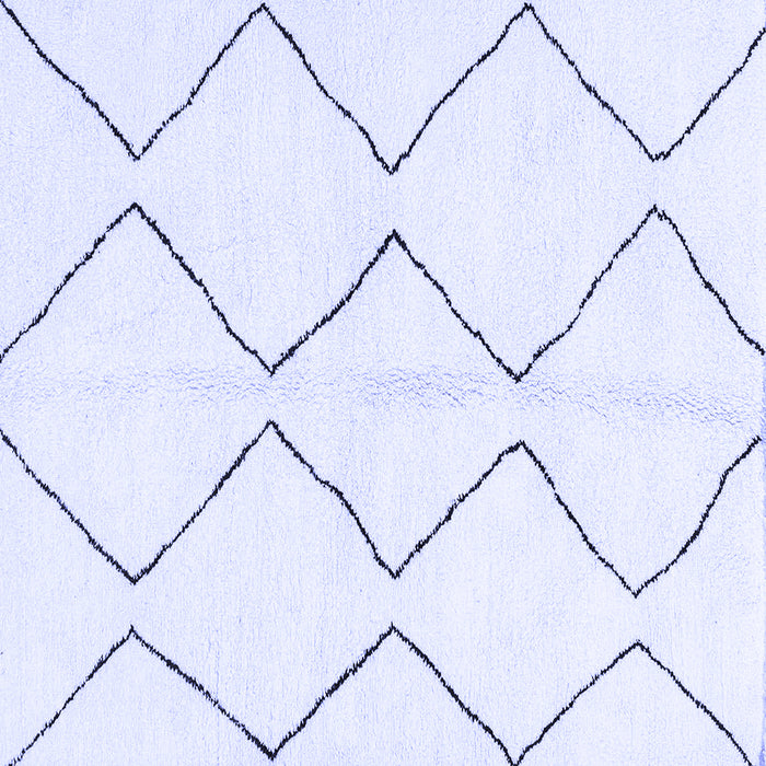 Square Machine Washable Solid Blue Modern Rug, wshabs3072blu