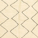 Square Machine Washable Abstract Gold Rug, wshabs3072