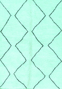 Solid Turquoise Modern Rug, abs3072turq