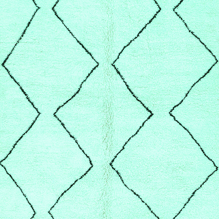 Solid Turquoise Modern Rug, abs3072turq