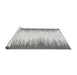 Sideview of Machine Washable Solid Gray Modern Rug, wshabs3073gry