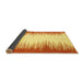 Sideview of Solid Yellow Modern Rug, abs3073yw