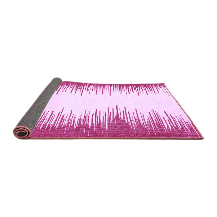 Sideview of Solid Purple Modern Rug, abs3073pur