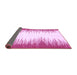 Sideview of Solid Purple Modern Rug, abs3073pur