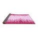 Sideview of Solid Pink Modern Rug, abs3073pnk