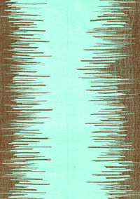 Solid Turquoise Modern Rug, abs3073turq