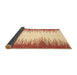 Sideview of Solid Brown Modern Rug, abs3073brn