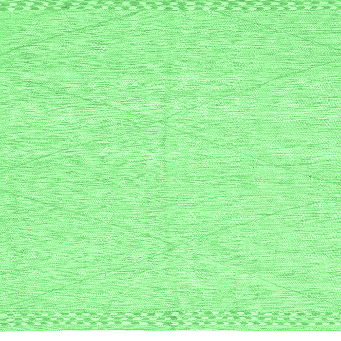 Square Machine Washable Solid Emerald Green Modern Area Rugs, wshabs3074emgrn