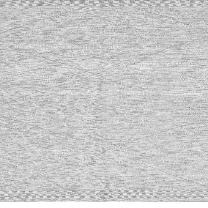 Square Machine Washable Solid Gray Modern Rug, wshabs3074gry