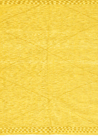 Solid Yellow Modern Rug, abs3074yw