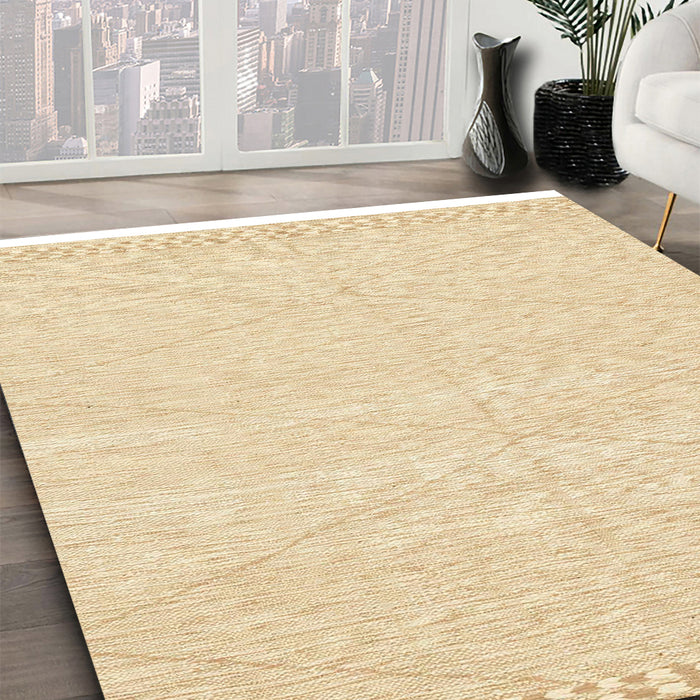 Machine Washable Abstract Khaki Gold Rug in a Family Room, wshabs3074