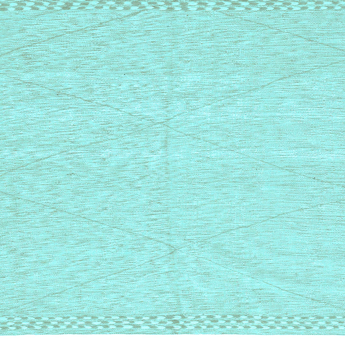 Square Machine Washable Solid Light Blue Modern Rug, wshabs3074lblu