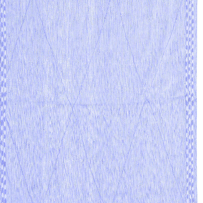 Square Solid Blue Modern Rug, abs3074blu