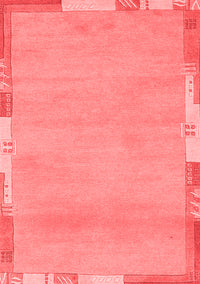 Abstract Red Modern Rug, abs3075red