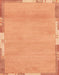 Abstract Orange Modern Rug, abs3075