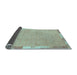 Sideview of Abstract Light Blue Modern Rug, abs3075lblu