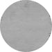 Round Abstract Gray Modern Rug, abs3076gry