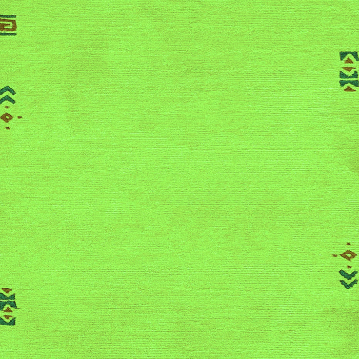 Abstract Green Modern Rug, abs3076grn