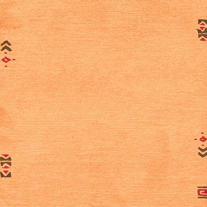 Abstract Orange Modern Rug, abs3076org