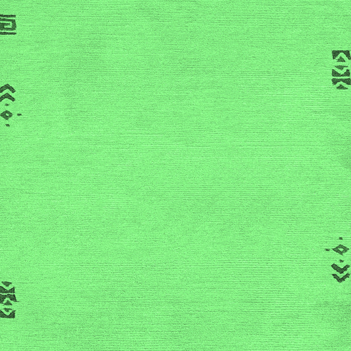 Abstract Emerald Green Modern Rug, abs3076emgrn