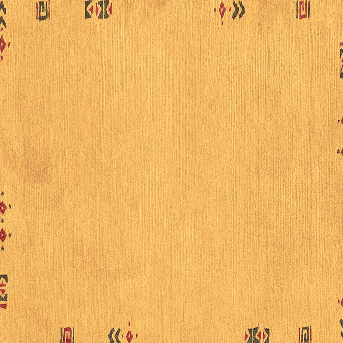 Square Abstract Brown Modern Rug, abs3076brn