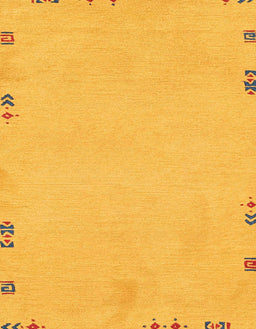 Abstract Orange Modern Rug, abs3076