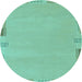 Round Machine Washable Abstract Light Blue Modern Rug, wshabs3077lblu