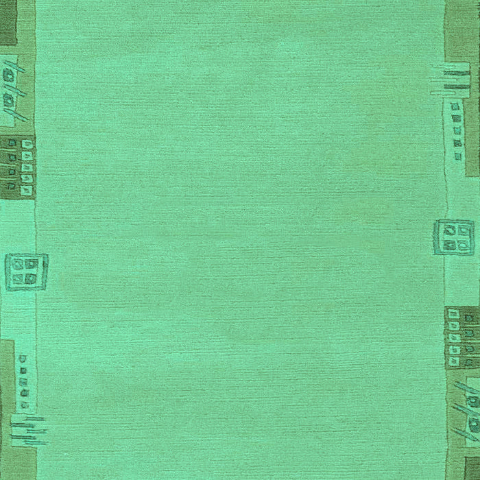 Abstract Turquoise Modern Rug, abs3077turq