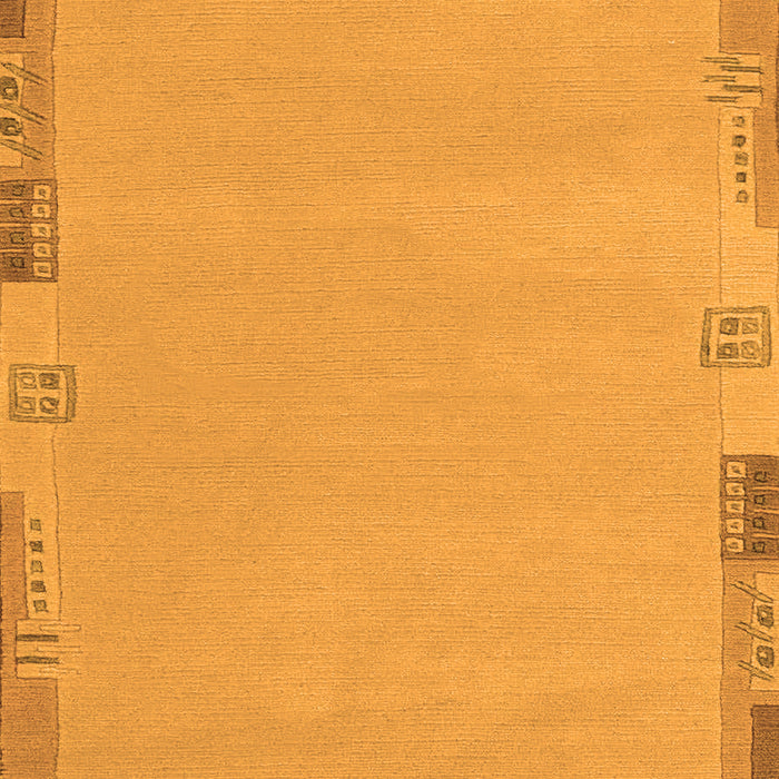 Machine Washable Abstract Orange Modern Area Rugs, wshabs3077org