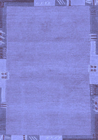 Abstract Blue Modern Rug, abs3078blu