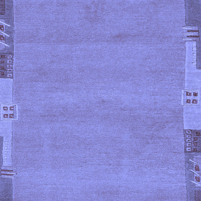 Abstract Blue Modern Rug, abs3078blu