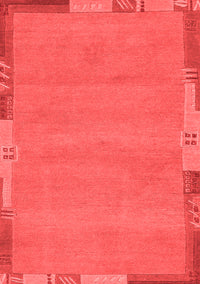 Abstract Red Modern Rug, abs3078red