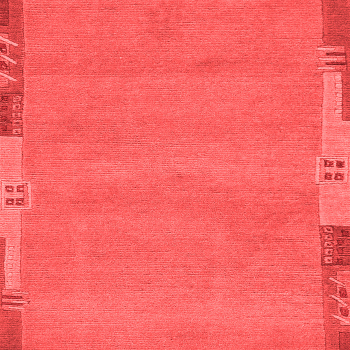 Abstract Red Modern Area Rugs