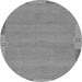 Round Abstract Gray Modern Rug, abs3078gry