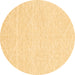 Round Solid Brown Modern Rug, abs3079brn