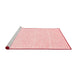 Modern Red Washable Rugs