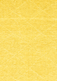 Solid Yellow Modern Rug, abs3079yw