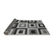 Sideview of Abstract Gray Modern Rug, abs307gry