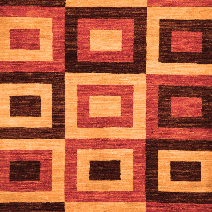 Abstract Orange Modern Rug, abs307org