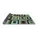 Sideview of Abstract Light Blue Modern Rug, abs307lblu