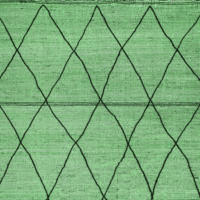 Square Abstract Emerald Green Modern Rug, abs3080emgrn