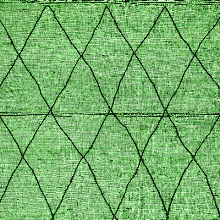 Square Abstract Green Modern Rug, abs3080grn