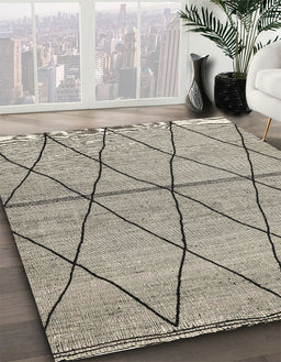 Machine Washable Abstract Tan Brown Gold Rug in a Family Room, wshabs3080