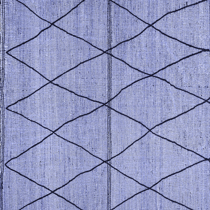 Square Machine Washable Abstract Blue Modern Rug, wshabs3080blu
