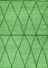 Machine Washable Abstract Green Modern Area Rugs, wshabs3080grn