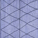 Square Abstract Blue Modern Rug, abs3080blu