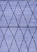 Machine Washable Abstract Blue Modern Rug, wshabs3080blu